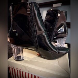 Lucite booties